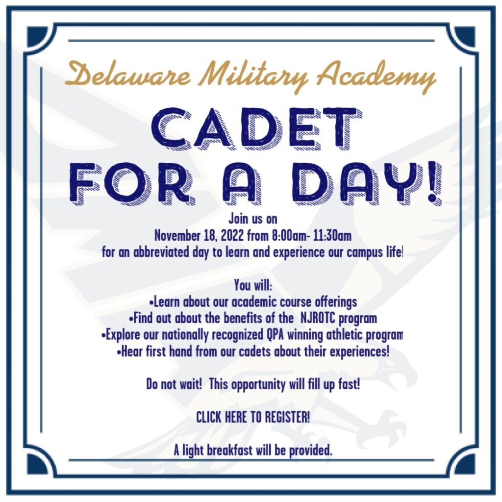 Enrollment Delaware Military Academy