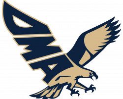 delaware military academy seahawk blue and gold logo
